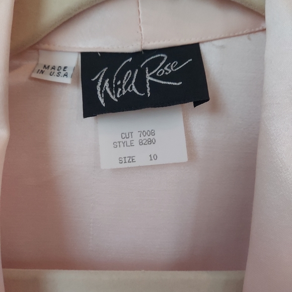 Vintage Wild Rose 2-piece Dress and Jacket Set, Size 10 - Picture 12 of 13